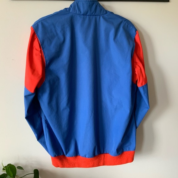 Vintage Windbreaker Jacket with Kangaroo Pouch Pocket - Picture 8 of 14